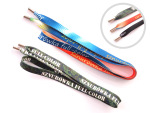 Coloured shoelace with metal endings